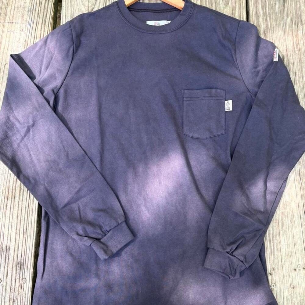 Mens tyndale long sleeve flame resistant t shirt